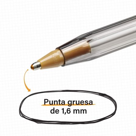 Bic Bolígrafo Cristal Fun Morado, Caja de 20 Unidades Bic Bolígrafo Cristal Fun Morado, Caja de 20 Unidades